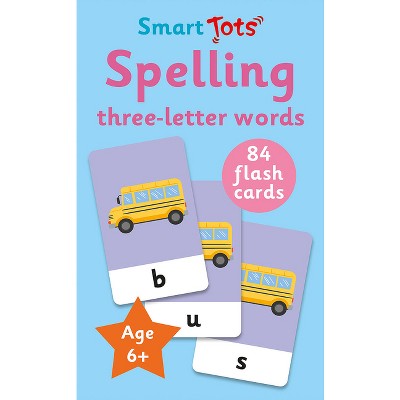 Spelling - Three-Letter Words - (Smart Tots Flash Cards) by  Robyn Gale (Mixed Media Product)