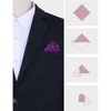 INSPIRE CHIC Men's Floral Embroidered Pocket Squares - 3 of 4
