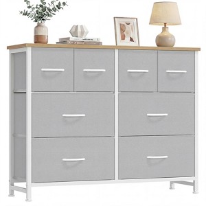 dresser light grey Willowbrook Light Gray Dresser – Luna Furniture