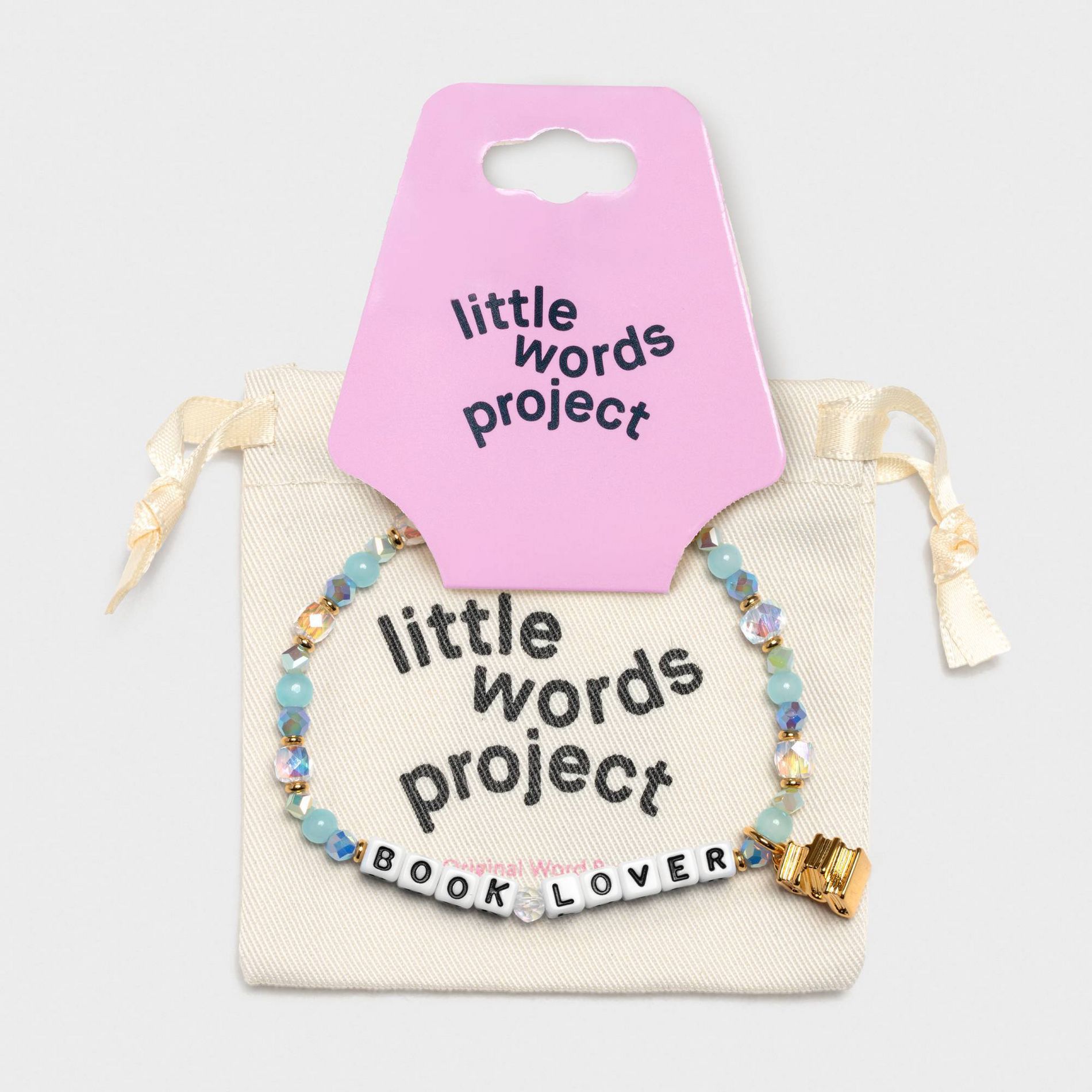 Little Words Project "Book Lover" Beaded Bracelet