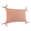 HomeRoots 16" X 24" Blush Pink 100% Cotton Zippered Pillow - 4 of 4