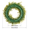 Unique Bargains Window Front Door Wedding Garden Decor Eucalyptus Wreaths - 3 of 4