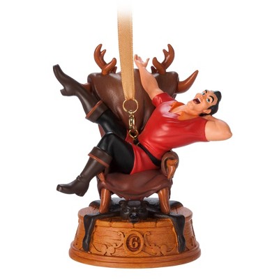 Disney Beauty and the Beast Gaston Musical Christmas Tree Ornament - Disney store