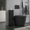 Resenkos Bathroom Cabinet, Narrow Storage Unit, Floor Cabinet for Bathroom, Living Room, Entryway, Black - 3 of 4