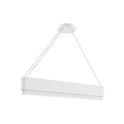 Elan Lighting Walman 1 - Light Chandelier in  White