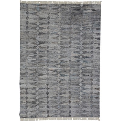Beckett Transitional Moroccan Gray/Silver/Ivory Area Rug