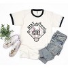 Simply Sage Market Women's Dirt and Diamonds Kinda Girl Short Sleeve Ringer Tee - 3 of 3
