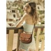 FATMOON Women's Crossbody Bag, Small Saddle Purse and Boho Cross Body Handbags, Vegan Leather - Perfect for Daily Use - 2 of 4