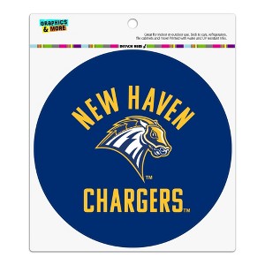 New Haven Charger Automotive Car Refrigerator Locker Vinyl Circle Magnet - 1 of 4