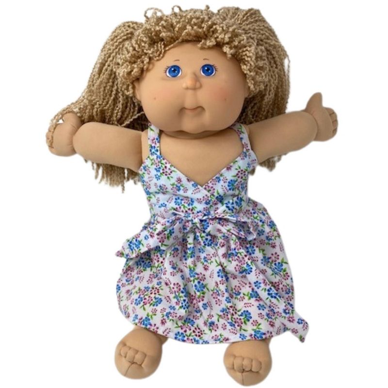 Doll Clothes Superstore Flower Sundress Fits Cabbage Patch Kid Dolls, 3 of 5