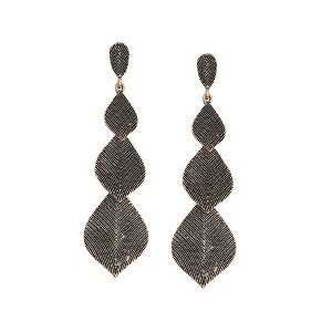 SOHI Women's Intricate Motif Long Drop Earrings - 1 of 4