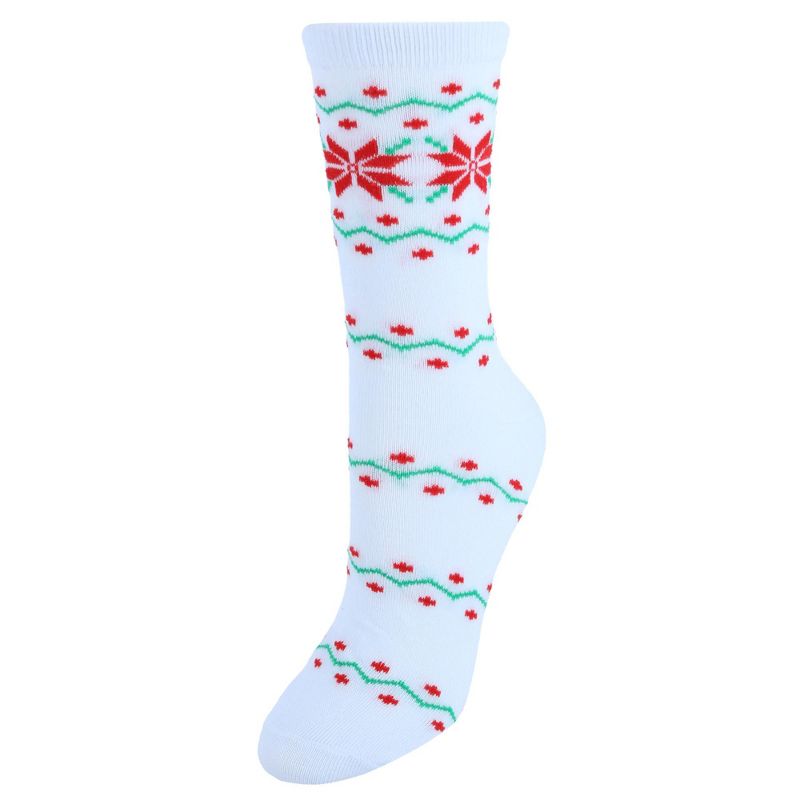 Gold Medal Women's 2 Pack Butter and Flat Knit Holiday Sock Combo Set, 3 of 4