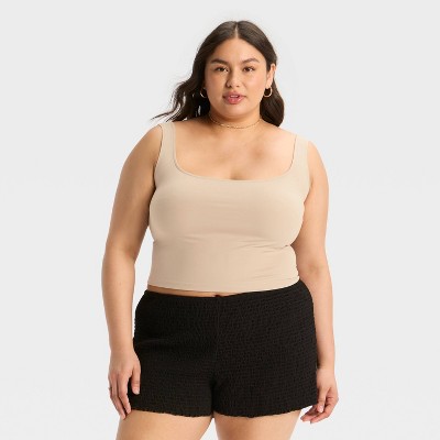 Women's ButterBliss Square Neck Tank Top - Wild Fable™