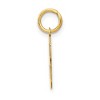 Black Bow Jewelry 14k Yellow Gold, Athletic Collection, Small Polished Number 8 Pendant - 2 of 4