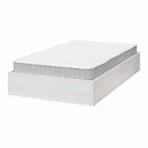 RealRooms DreamSaver Set Platform Bed Frame + Mattress Included.  Twin Size Platform Bed and 6-Inch Mattress Set - 1 of 4