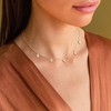 Turandoss Gold Pearl Necklaces for Women - Dainty 18k Gold Pearl Choker Pearl Necklace, Prom Jewelry Gifts, Bridal Bridesmaid Wedding Gifts, 15+2.5In - 4 of 4