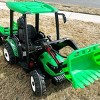 TopComfy Baby Walkers Kids Ride On Tractor Kids Toy Kids Fun Gift Working Loader Backhoe Digger Trailer Included for Kids, Green, 24.8"*16.93"*22.05" - 2 of 4