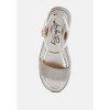 Nensis Rhinestone Embellished Flatform Women Sandals - 4 of 4