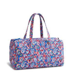 k*0様 THE WORLD IS YOURS ペイズリー トラベルバッグ ブラ Vera Bradley Women's Disney Lilo and Stitch Cotton Large Travel