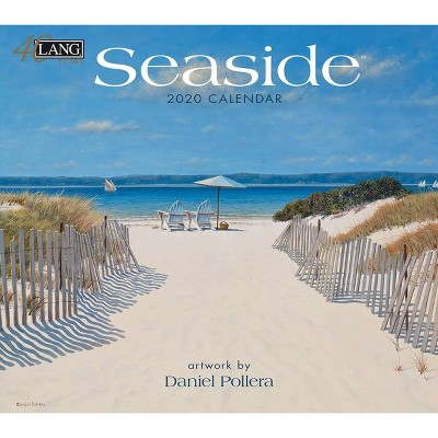 2022 Wall Calendar 12 Month 13.4"x24" Seaside - Lang