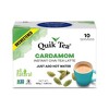QuikTea Unsweetened Cardamom Chai Tea Latte - 20 Count - All Natural Preservative Free Authentic Chai from Assam & Darjeeling (5.64 Ounce (Pack of 2)) - 2 of 4