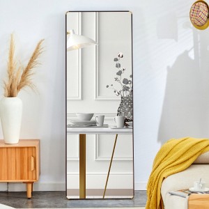 The 4th generation floor standing full-length mirror. wall mirror, bathroom makeup mirror, bedroom foyer, clothing store, wall mounted - 1 of 4