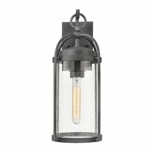 Elk Home Catalonia 1 - Light Wall Light in  Distressed Zinc - 1 of 4