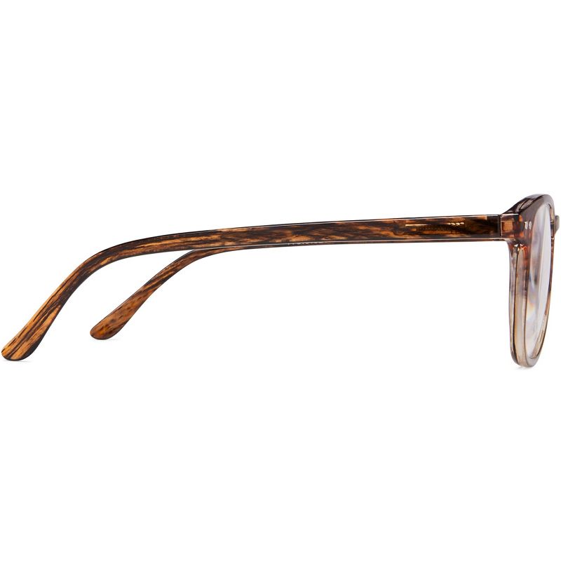 ICU Eyewear Cupertino Round Reading Glasses - Tortoise/Brown, 4 of 5