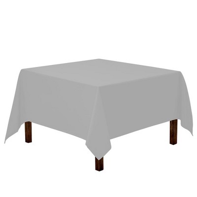 Gee Di Moda Square Tablecloth - Heavy Duty Washable Polyester - For Square or Round Tables