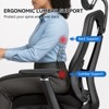 SUGIFT Mesh Office Chair Ergonomic Task Chair with Adjustable Headrest, 3D Adjustable Armrests & Lumbar Support - 4 of 4