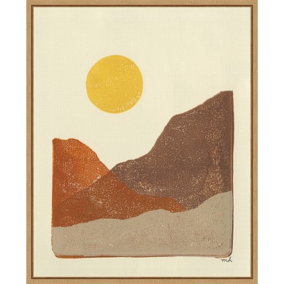 Amanti Art Sedona Sun I by Moira Hershey Canvas Wall Art Print Framed 16 x 20-in.