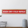 VIP Wood 23.5 in. Red Wash Dry Fold Repeat Sign - 2 of 4