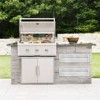 30 W x 6.5H x 23D Inch Outdoor Kitchen Drawers, Stainless Steel BBQ Access Drawers for BBQ Island or Grill Station, Silver - 4 of 4