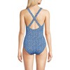 Lands' End Women's Chlorine Resistant Scoop Neck X-Back High Leg Soft Cup Tugless Sporty One Piece Swimsuit - 2 of 4