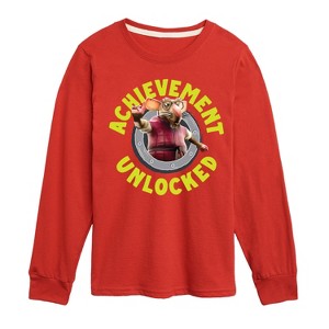 Boys' - Teenage Mutant Ninja Turtles - Battle Tycoon Achievement Unlocked Long Sleeve Graphic T-Shirt - 1 of 3