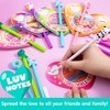 Joyfy  28 Packs Valentine's Day Animal Pens Gift with Cards, Valentine Stationery Gift Set for Kids, Classroom Exchange Gifts - 2 of 4