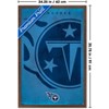 Trends International NFL Tennessee Titans - Logo 25 Framed Wall Poster Prints - 3 of 4