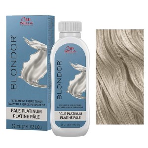 Wella Blondor (Pale Platinum /18) Permanent Liquid Toner (2 oz) | Corrective | High Shine | True to Tone| Versatile Haircolor Dye Hair Color - 1 of 3