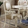 Versailles 26" Dining Chairs and Bone White Finish - Acme Furniture: Nailhead, Tufted, Leather Upholstery, No Assembly Required - 4 of 4