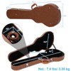 Yescom AW Les Paul Electric Guitar Hard Case for Gibson Les Paul Guitars LP Style Guitar Hard-Shell Bulge Surface Lockable Brown - 2 of 4