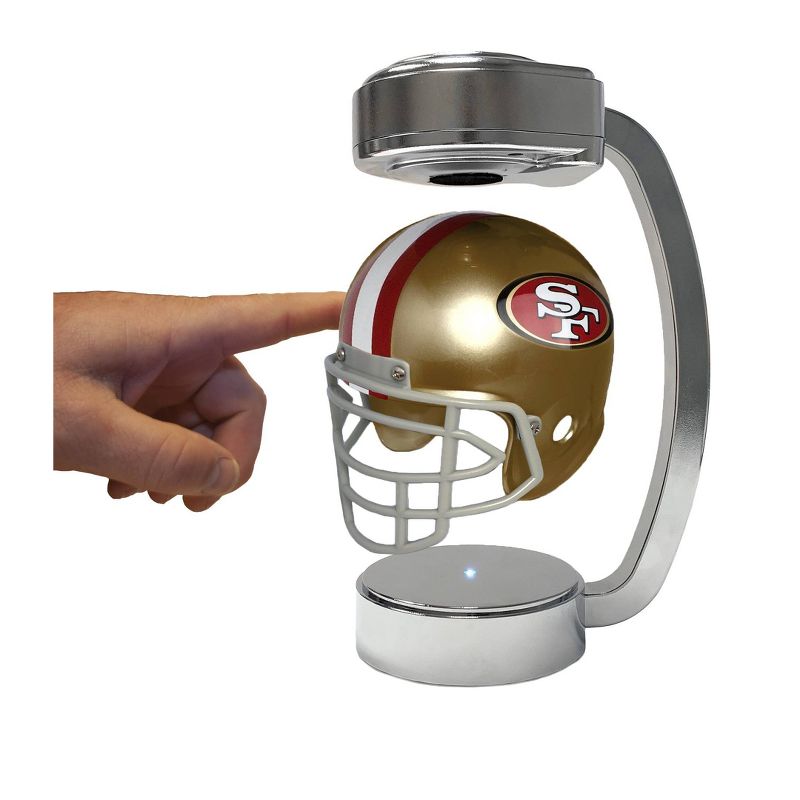 NFL San Francisco 49ers Chrome Mini Hover Helmet Sports Memorabilia, 2 of 3