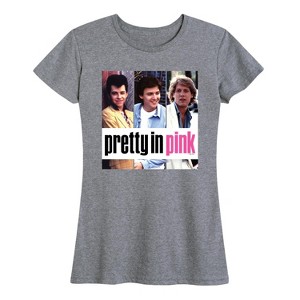 Women's - Pretty in Pink - Duckie and Blane Short Sleeve Graphic T-Shirt - 1 of 4