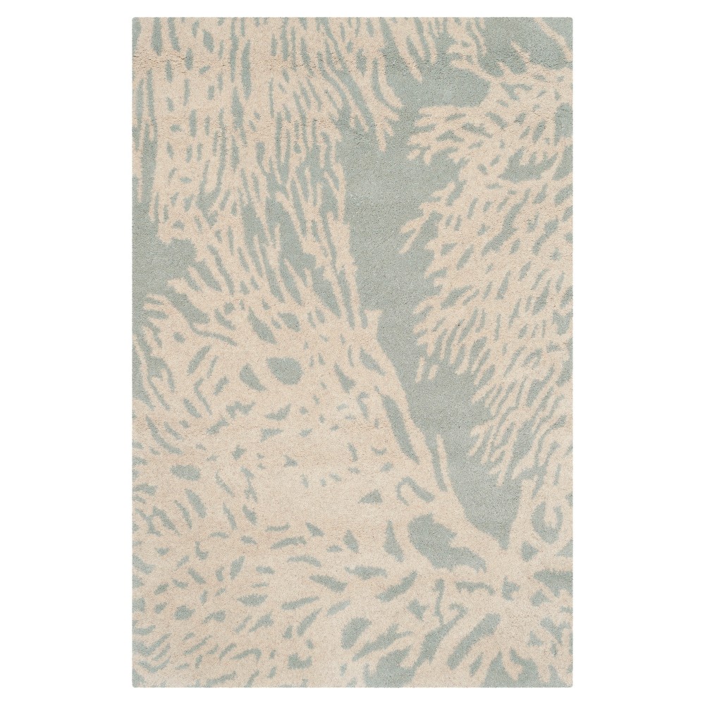 Flynt Area Rug - Gray/Ivory (4'x6') - Safavieh