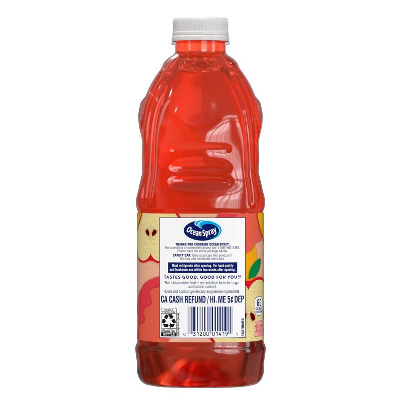 Ocean Spray Growing Goodness Cran Apple Peach Juice Drink - 64 fl oz Bottle, 5 of 7
