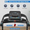 BestParts Folding Treadmill – 2.5 HP Motor, 7.5 MPH, Incline Adjustment, LED Display, Speakers & Pulse Sensor - 2 of 4