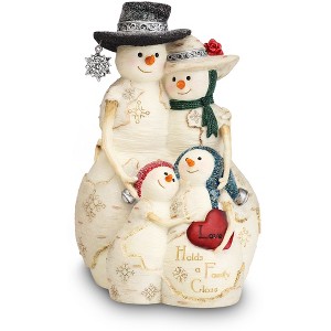 Pavilion Gift Company - Love Holds a Family Close - 5" Snowman Family of 4 - Decorative Objects - 1 of 3