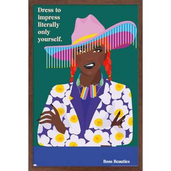 Trends International Boss Beauties - Dress To Impress Framed Wall Poster Prints