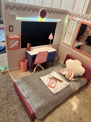 Our Generation Room To Dream Bedroom Playset & Furniture For 18 Dolls :  Target