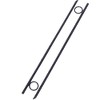 Garden Stakes, Plant Stakes With Heavy-duty 1" Loops, 3/8" Steel, Angled Ends, Non-slip Tent Canopy Ground Stakes For Campsites And Canopies - 2 of 4