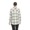 Women's Lightweight and Soft Flannel Plaid  - White Mark - 3 of 4